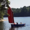 Jolie Môme sous voile, vent arrière