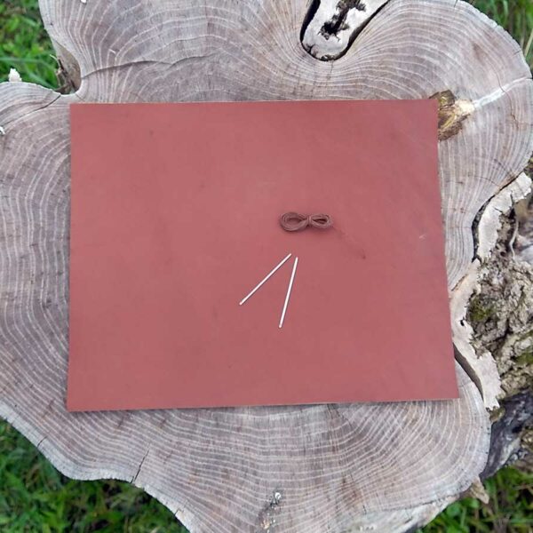 Kit gainage cuir avec fil, aiguilles et cuir